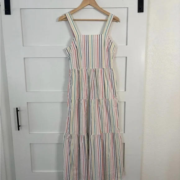 J. Crew | Dresses | J Crew Rainbow Stripe Sleeveless Tiered Maxi Dress Size 6 | Poshmark J. Crew | Dresses | J Crew Rainbow Stripe Sleeveless Tiered Maxi Dress Size 6 | Poshmark